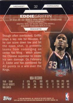 2002-03 Finest #32 Eddie Griffin Back