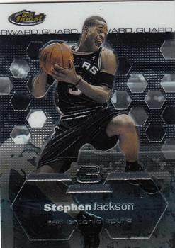2002-03 Finest #57 Stephen Jackson Front