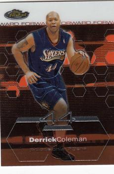 2002-03 Finest #61 Derrick Coleman Front