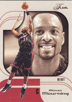 2002-03 Flair #4 Alonzo Mourning Front