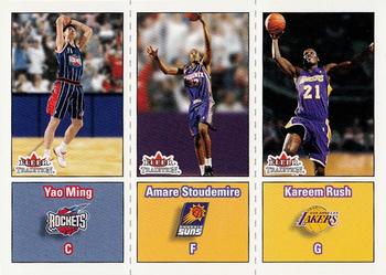2002-03 Fleer Tradition #295 Yao Ming / Amare Stoudemire / Kareem Rush Front