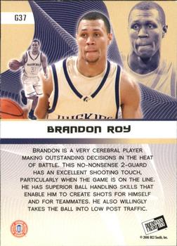 2006 Press Pass - Gold #G37 Brandon Roy Back