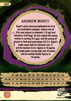 2006 Press Pass - Gold #G41 Andrew Bogut Back