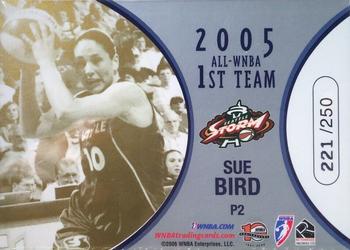 2006 Rittenhouse WNBA - Patches #P2 Sue Bird Back