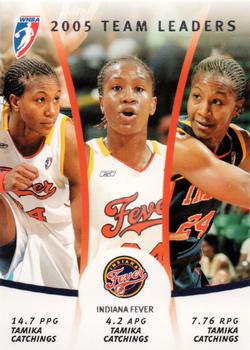 2006 Rittenhouse WNBA - Team Leaders #TL5 Tamika Catchings Front