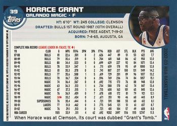 2002-03 Topps #39 Horace Grant Back
