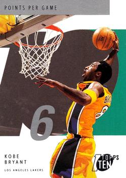 2002-03 Topps Ten #6 Kobe Bryant Front