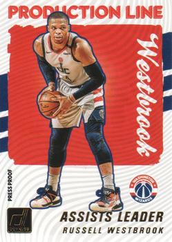 2021-22 Donruss - Production Line Press Proof #1 Russell Westbrook Front