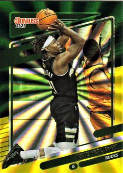 2021-22 Donruss - Holo Green and Yellow Laser #108 Jrue Holiday Front