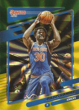 2021-22 Donruss - Holo Green and Yellow Laser #192 Julius Randle Front