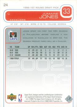 2002-03 Upper Deck #24 Jumaine Jones Back