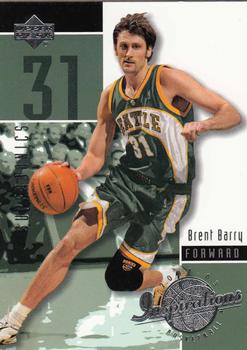 2002-03 Upper Deck Inspirations #80 Brent Barry Front
