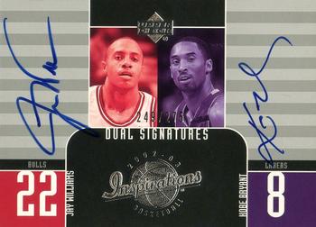 2002-03 Upper Deck Inspirations #128 Jay Williams / Kobe Bryant Front