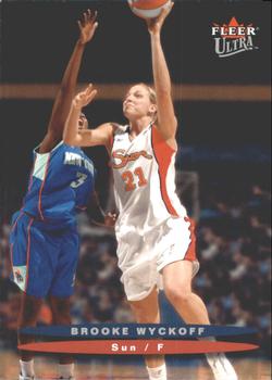 2003 Ultra WNBA #22 Brooke Wyckoff Front