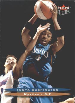 2003 Ultra WNBA #61 Tonya Washington Front