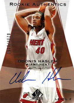 2003-04 SP Authentic #188 Udonis Haslem Front