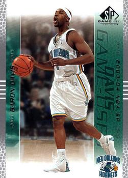 2003-04 SP Game Used #58 Baron Davis Front