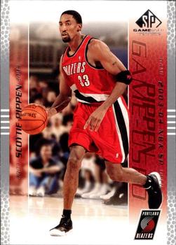 2003-04 SP Game Used #75 Scottie Pippen Front