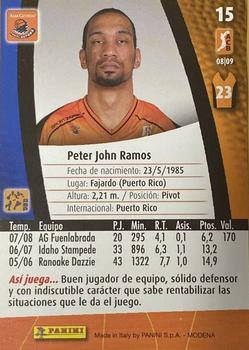 2008-09 Panini ACB #15 PJ Ramos Back