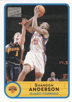 2003-04 Bazooka #98 Shandon Anderson Front