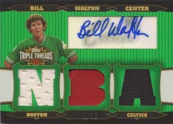 2006-07 Topps Triple Threads - Relics Autographs Emerald #TTRA-19 Bill Walton Front