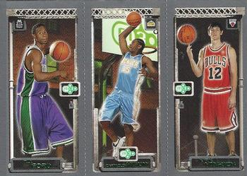 2003-04 Topps Rookie Matrix #118 / 113 / 117 T.J. Ford / Carmelo Anthony / Kirk Hinrich Front