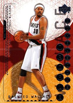 2003-04 Upper Deck Triple Dimensions #70 Rasheed Wallace Front