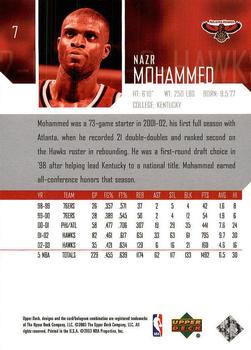 2003-04 Upper Deck #7 Nazr Mohammed Back
