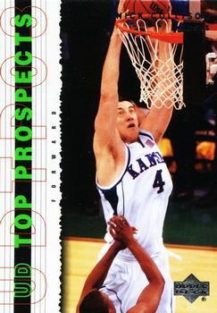 2003 UD Top Prospects #16 Nick Collison Front