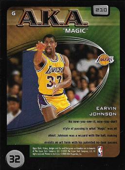 2003-04 Upper Deck Victory #210 Magic Johnson Back
