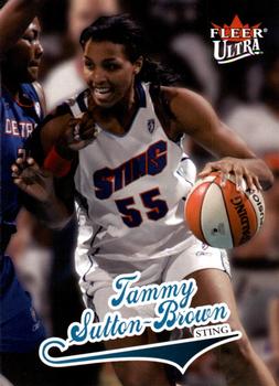 2004 Ultra WNBA #21 Tammy Sutton-Brown Front