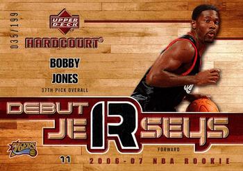 2006-07 Upper Deck Hardcourt - Debut Jerseys #DJ-BJ Bobby Jones Front