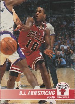 1994 Hoops Chicago Bulls Team Night Sheet SGA #NNO B.J. Armstrong Front