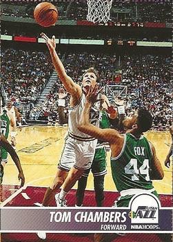 1994 Hoops Utah Jazz Team Night Sheet SGA #NNO Tom Chambers Front