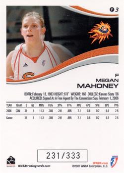 2007 Rittenhouse WNBA - Parallel #P3 Megan Mahoney Back