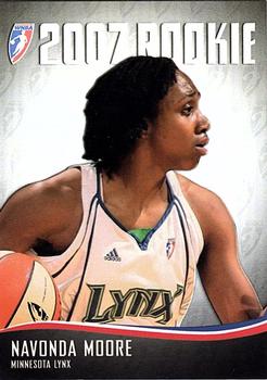 2007 Rittenhouse WNBA - Rookies #RC25 Navonda Moore Front