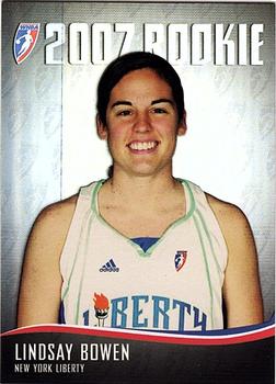 2007 Rittenhouse WNBA - Rookies #RC27 Lindsay Bowen Front