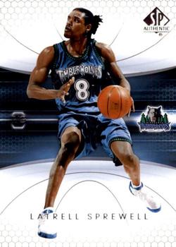 2004-05 SP Authentic #50 Latrell Sprewell Front