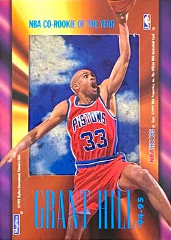 1995-96 Hoops - Grant Hill NBA Co-Rookie of the Year Tribute #NNO Grant Hill Back