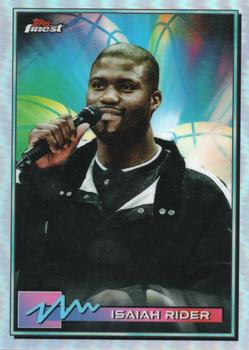 2021 Topps Finest - Refractor #26 Isaiah Rider Front