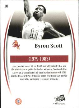 2007-08 Press Pass Legends - Emerald #18 Byron Scott Back