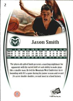 2007-08 Press Pass Legends - Silver #2 Jason Smith Back
