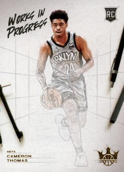 2021-22 Panini Court Kings - Works in Progress #21 Cameron Thomas Front