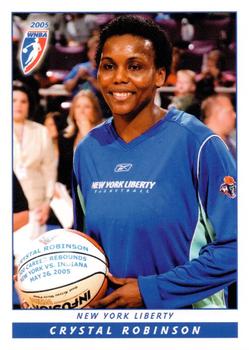 2005 Rittenhouse WNBA #3 Crystal Robinson Front