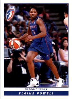 2005 Rittenhouse WNBA #21 Elaine Powell Front