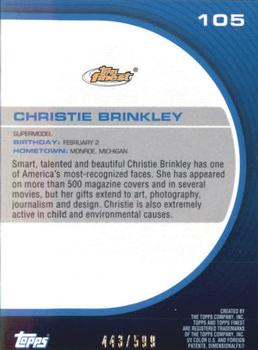 2005-06 Finest #105 Christie Brinkley Back