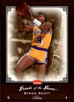 2005-06 Fleer Greats of the Game #7 Byron Scott Front