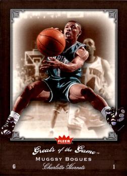 2005-06 Fleer Greats of the Game #65 Muggsy Bogues Front