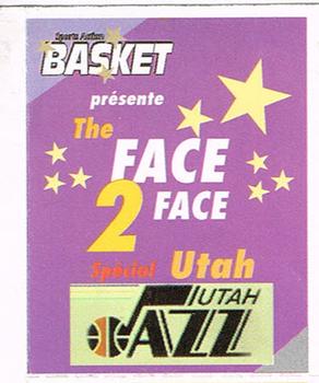 1995 French Sports Action Basket - Face 2 Face Utah Jazz #NNO Header Card Front