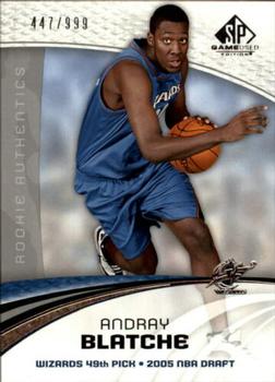2005-06 SP Game Used #110 Andray Blatche Front